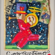 Francesco Musante, Concertino, serigrafia cm 8×10
