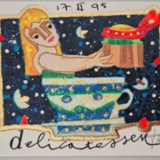 Francesco Musante, Delicatessen, serigrafia cm 8×10